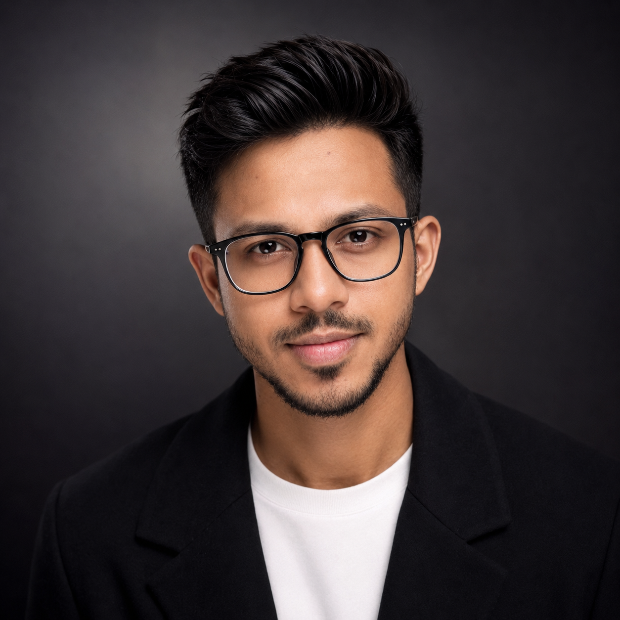 Sajib Chowdhury, AI filmmaker, portrait